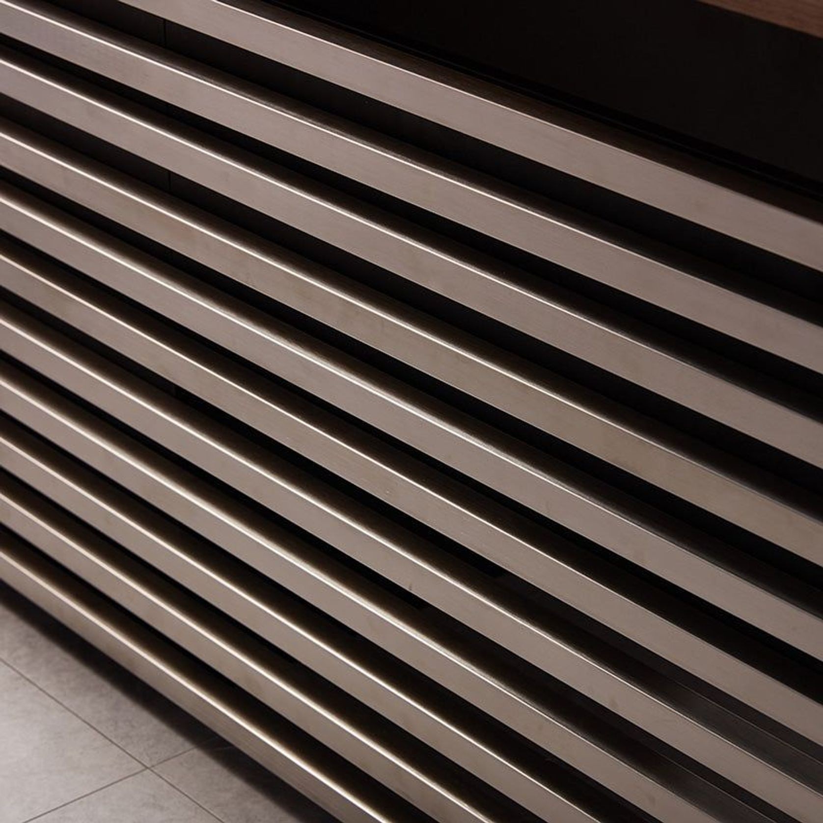 PHOENIX Executive Desk with Left Return 2.2M - Warm Oak & Black gallery detail image