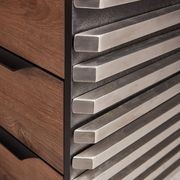 PHOENIX Sit & Stand Electric Lift Executive Desk with Right Return 2.2M - Warm Oak & Black gallery detail image