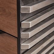 PHOENIX Executive Desk with Right Return 1.8M - Warm Oak & Black gallery detail image