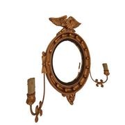 George IV Style Gilt Framed Convex Mirror gallery detail image