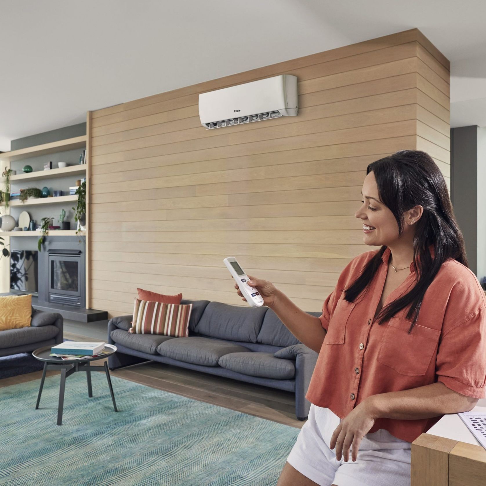 3.5kW Rinnai J Series Reverse Cycle Split System ArchiPro AU