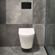 Code Pure Typhoon Wall Hung Toilet Suite | M/Black Btn gallery detail image