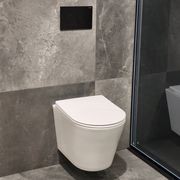 Code Pure Typhoon Wall Hung Toilet Suite | M/Black Btn gallery detail image