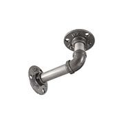 Rustic Pipe Bracket Shelf 80cm gallery detail image