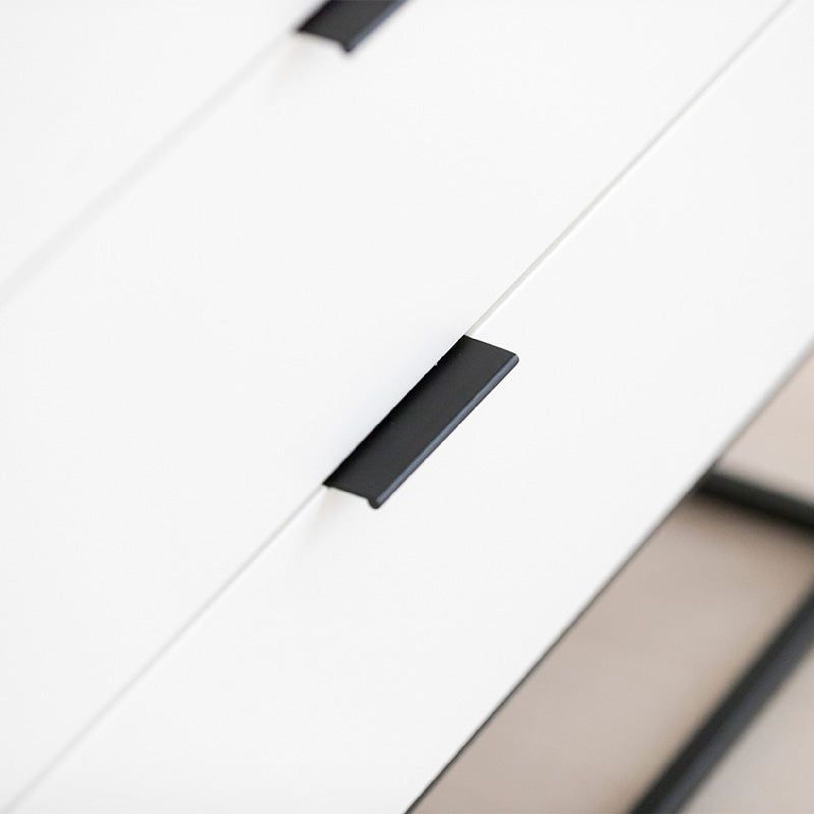 SVANA Tall Sideboard 100cm - White gallery detail image