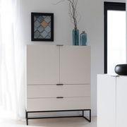 SVANA Tall Sideboard 100cm - White gallery detail image