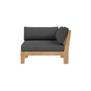 Newport Teak Outdoor Sofa L Sectional - 4 Seat gallery detail image