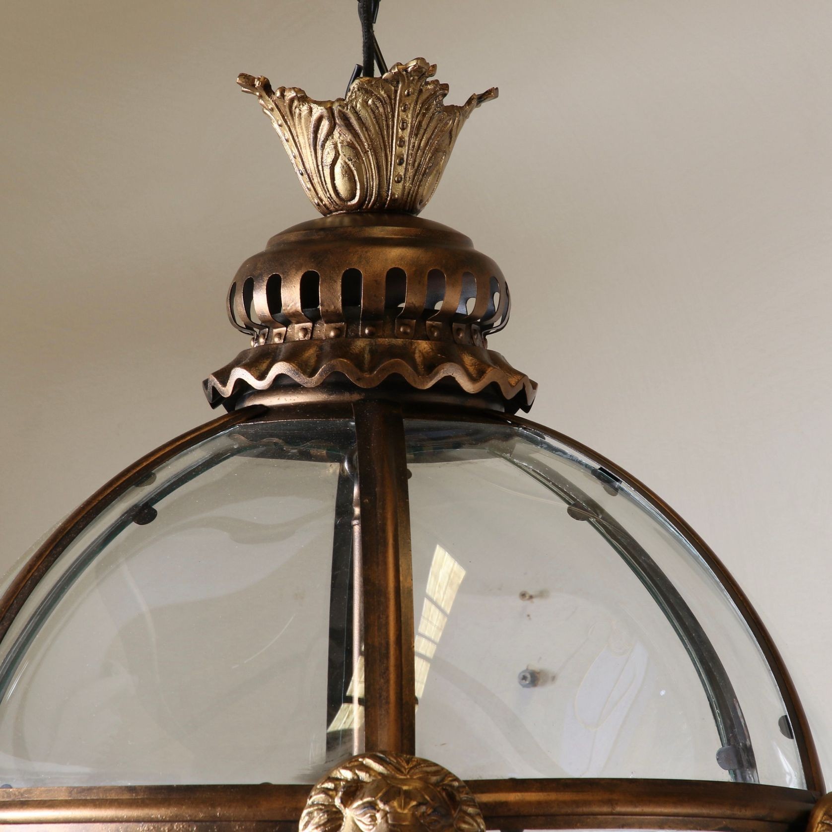 Lion Globe Lantern | Bronze & Gilt gallery detail image