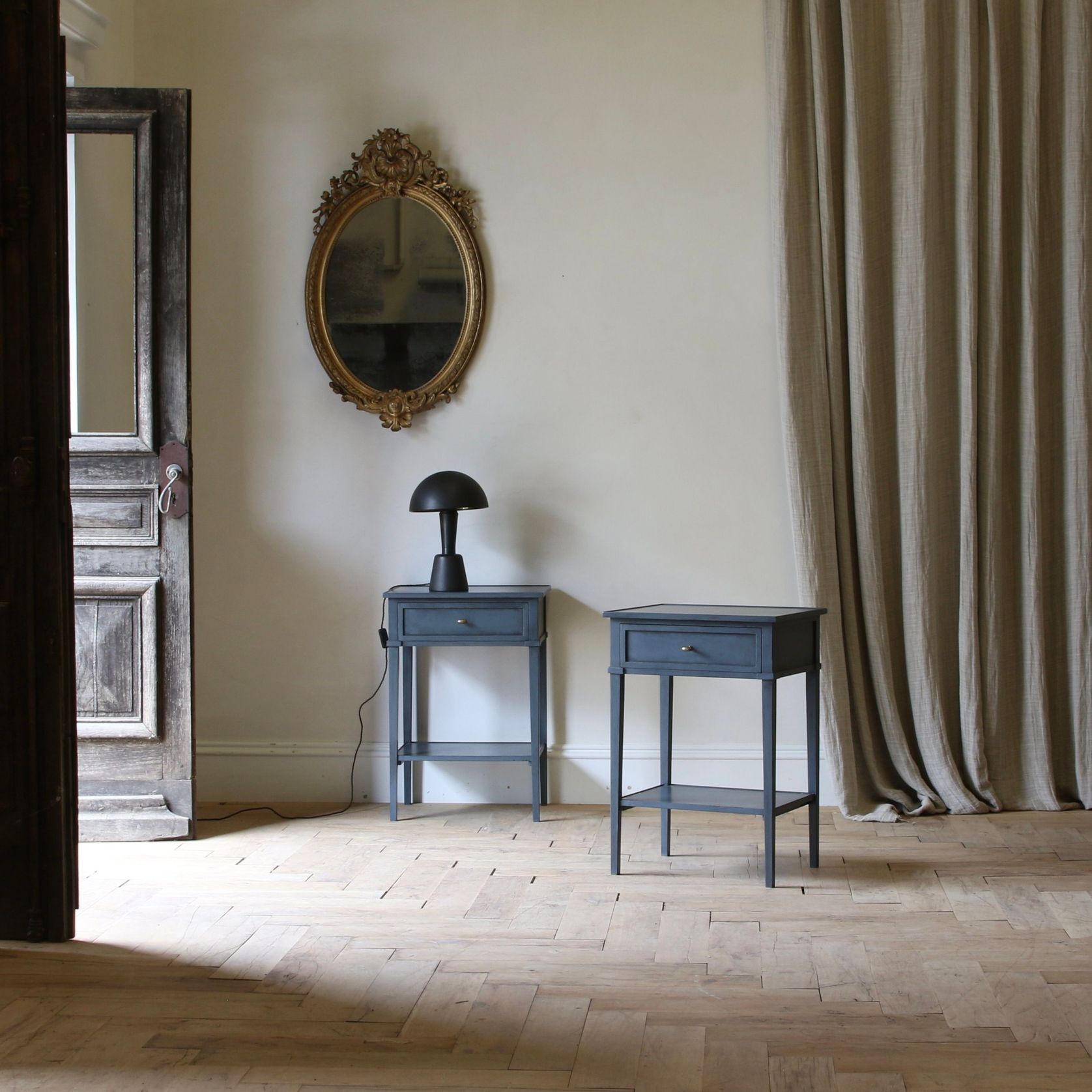 Dinan Bedside Tables | Eucalyptus Blue gallery detail image