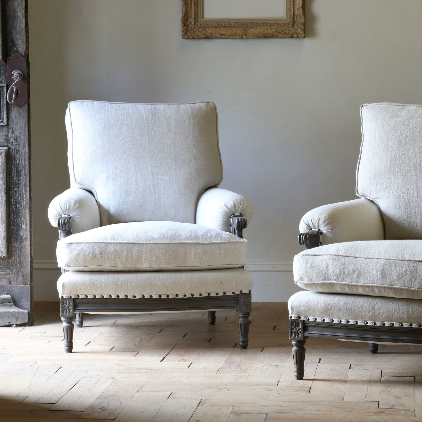 Pair Of Louis XVI Armchairs gallery detail image