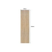 WOODFLEX Flexible Wooden Slat Wall Panel - Oak Veneer - 3000mm x 600mm - Half Round gallery detail image