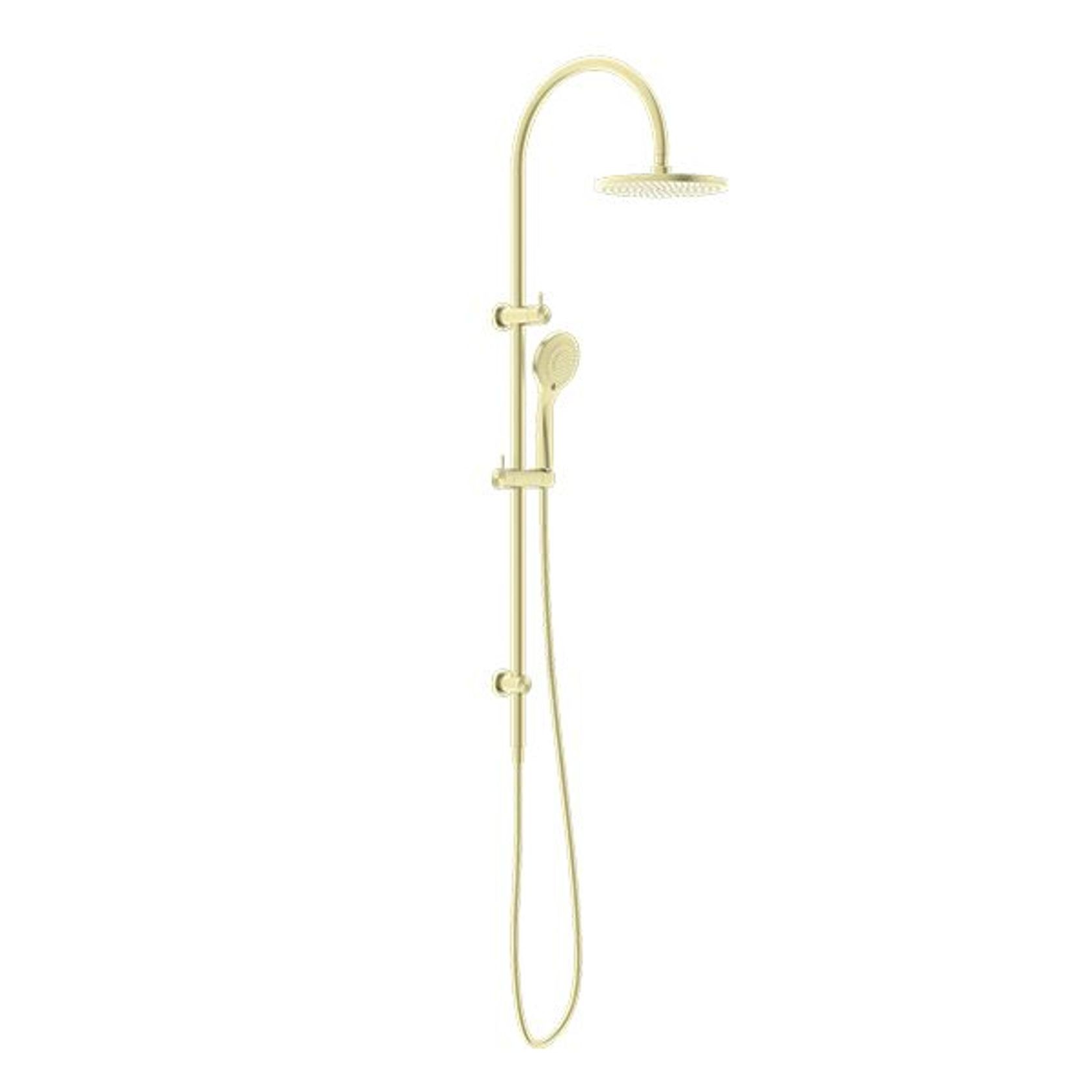 Mecca Twin Shower With Air Shower Brushed Gold gallery detail image