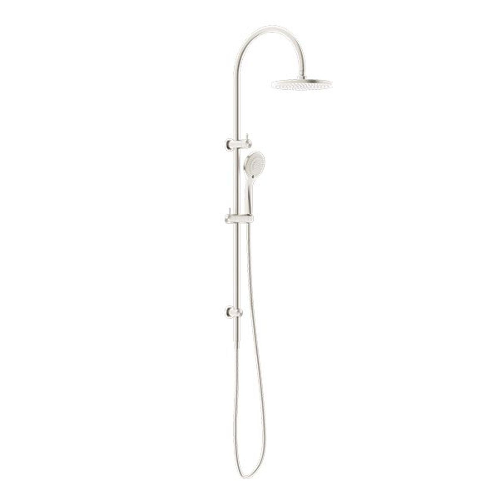 Mecca Twin Shower With Air Shower Brushed Nickel gallery detail image