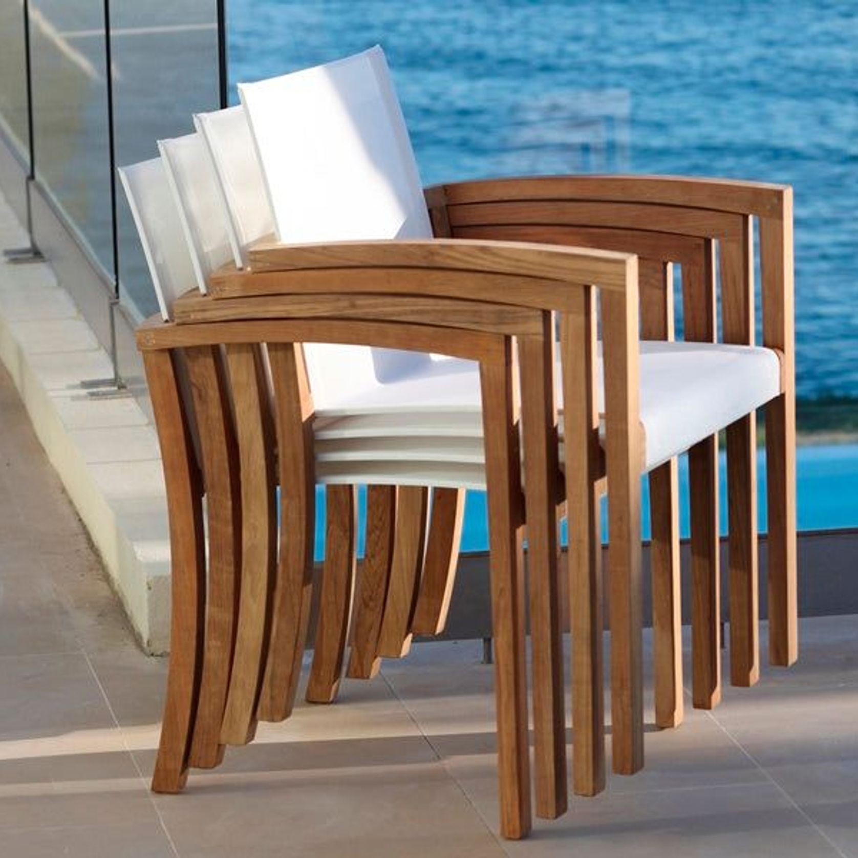 XQI Outdoor Dining Chair by Royal Botania gallery detail image
