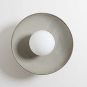 Ceramic Wall Dish Sconce Light gallery detail image