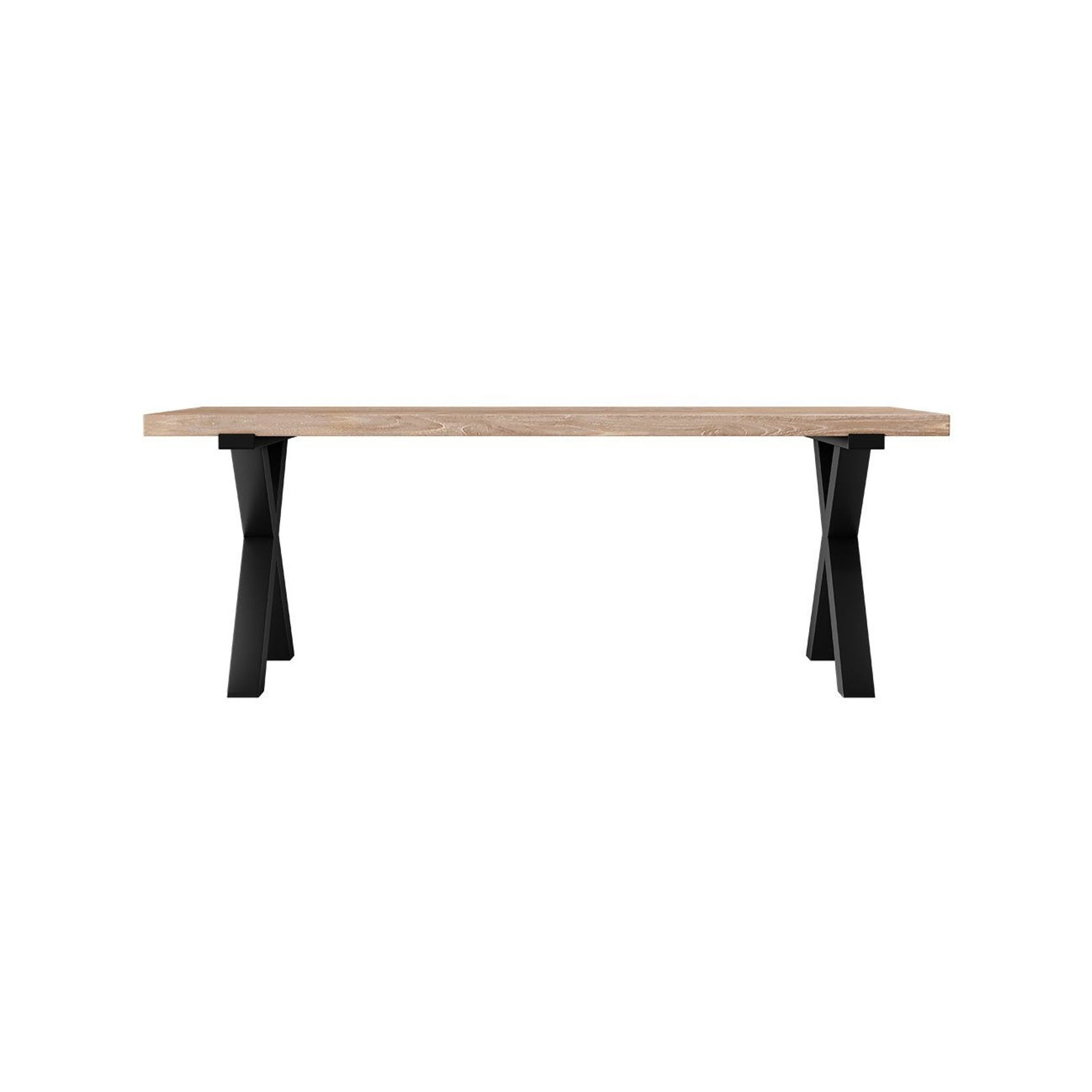 Fortico X-leg Teak Table 200cm gallery detail image