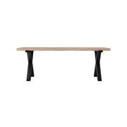 Fortico X-leg Teak Table 200cm gallery detail image