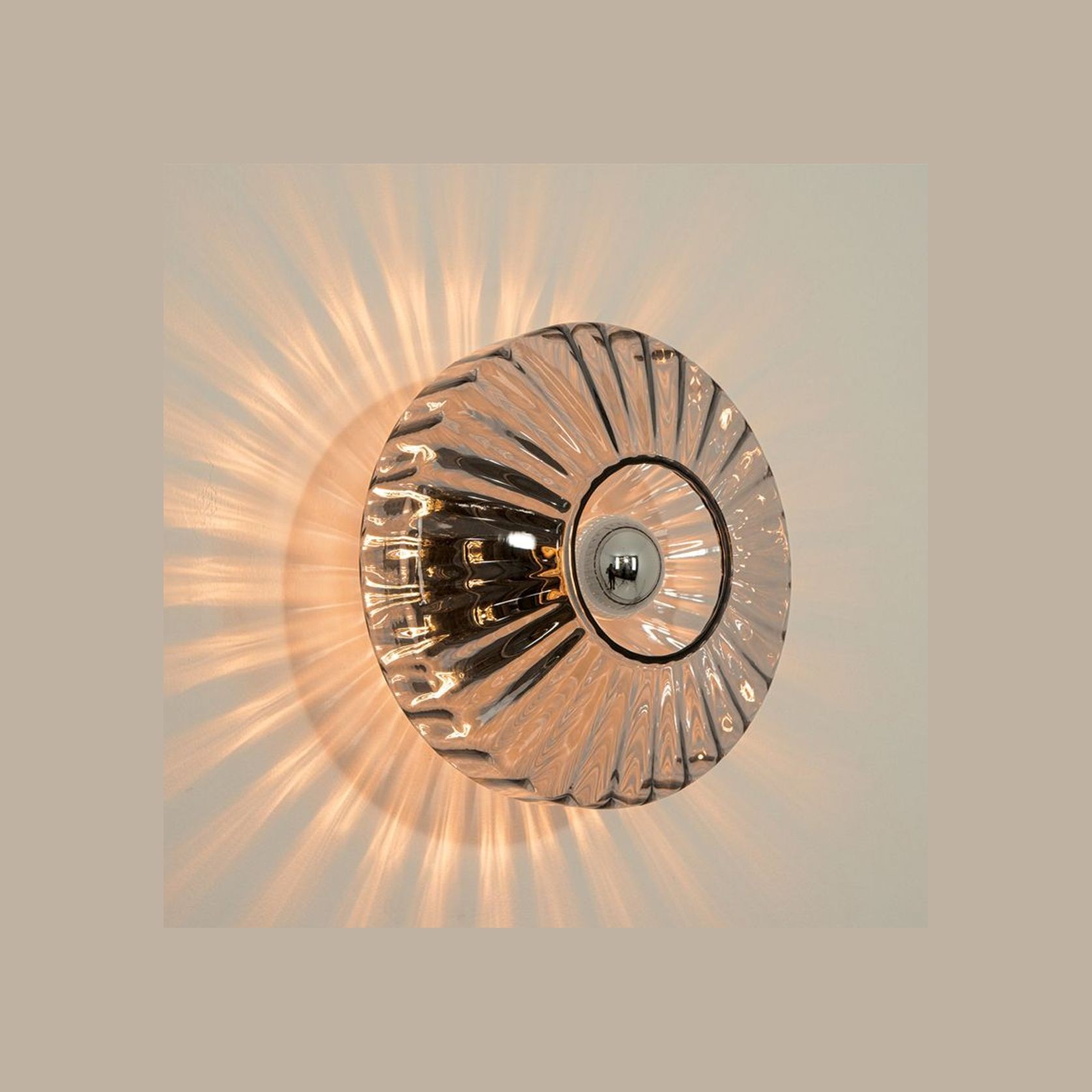 Calla Wall Light Smoke gallery detail image