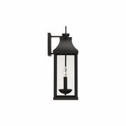 Cole 2 Light Outdoor Wall Lantern - Medium in Black gallery detail image