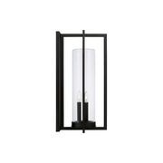 Karter 3 Light Wall Lantern in Black gallery detail image