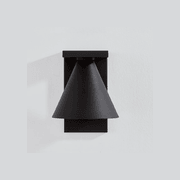 Tovan 1 Light Outdoor Wall Sconce - Large In Textured Black gallery detail image