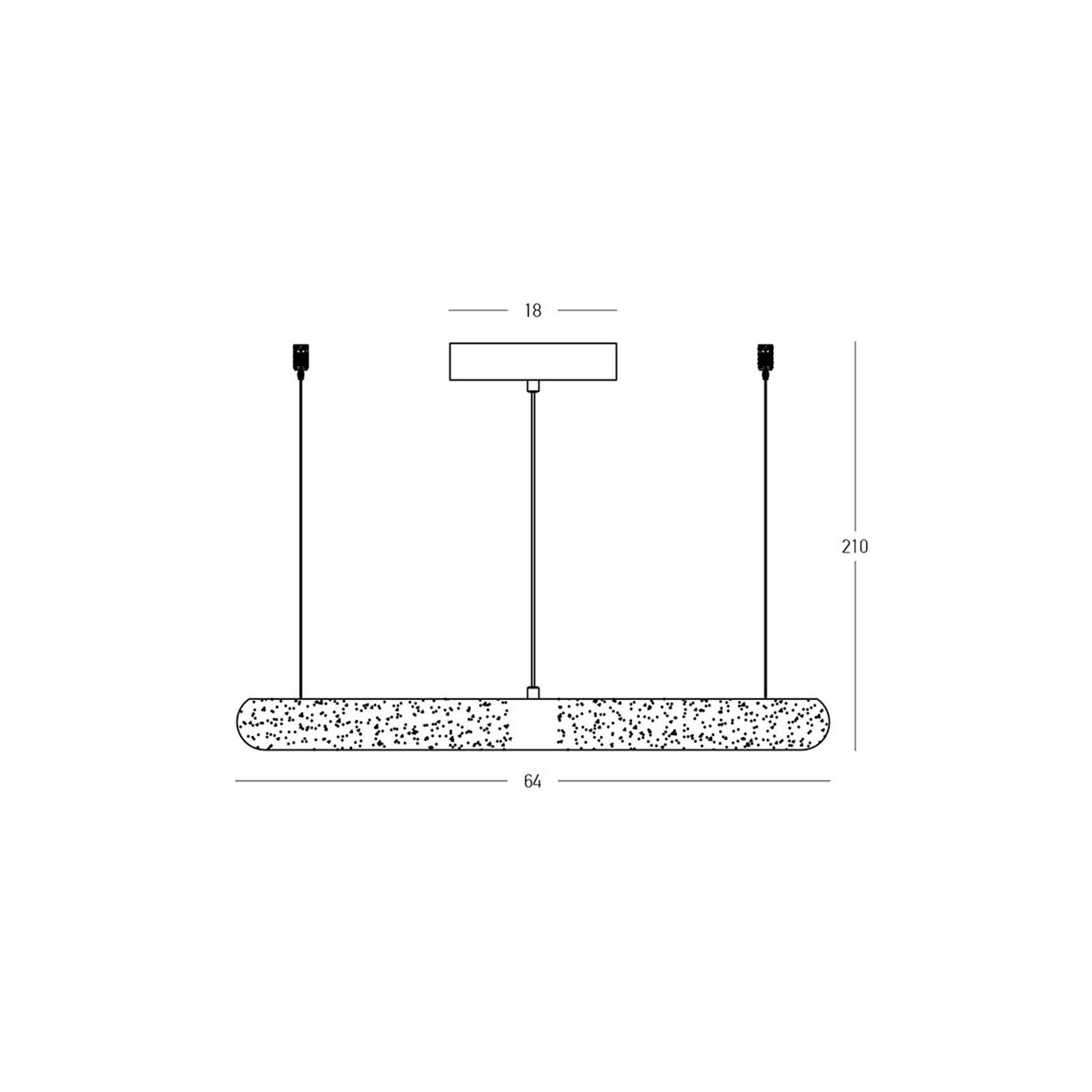 Zeus Halo Pendant 64cm gallery detail image