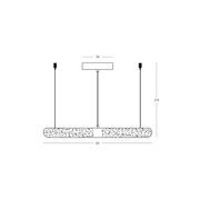 Zeus Halo Pendant 64cm gallery detail image