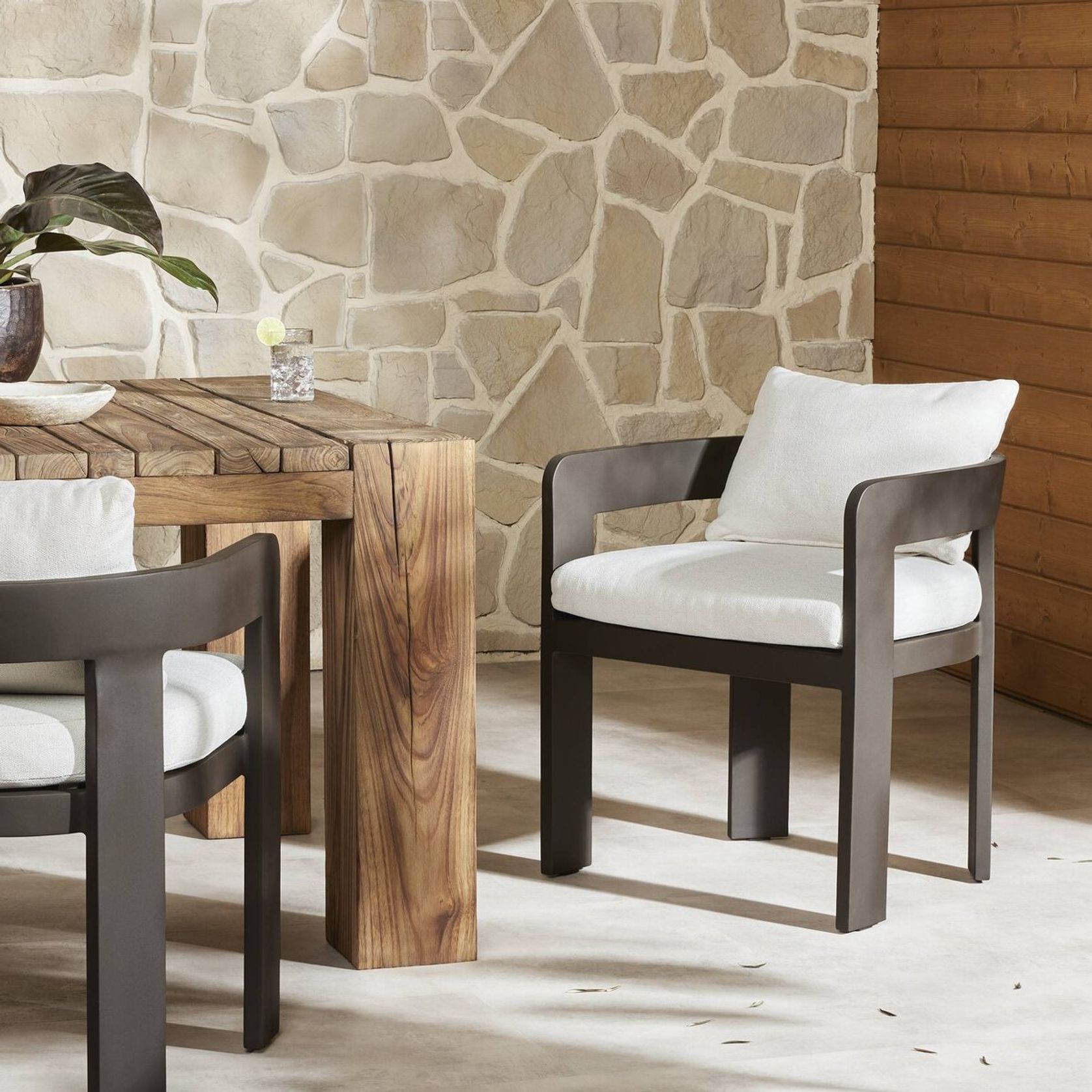 Jackson Outdoor Metal Dining Chair gallery detail image