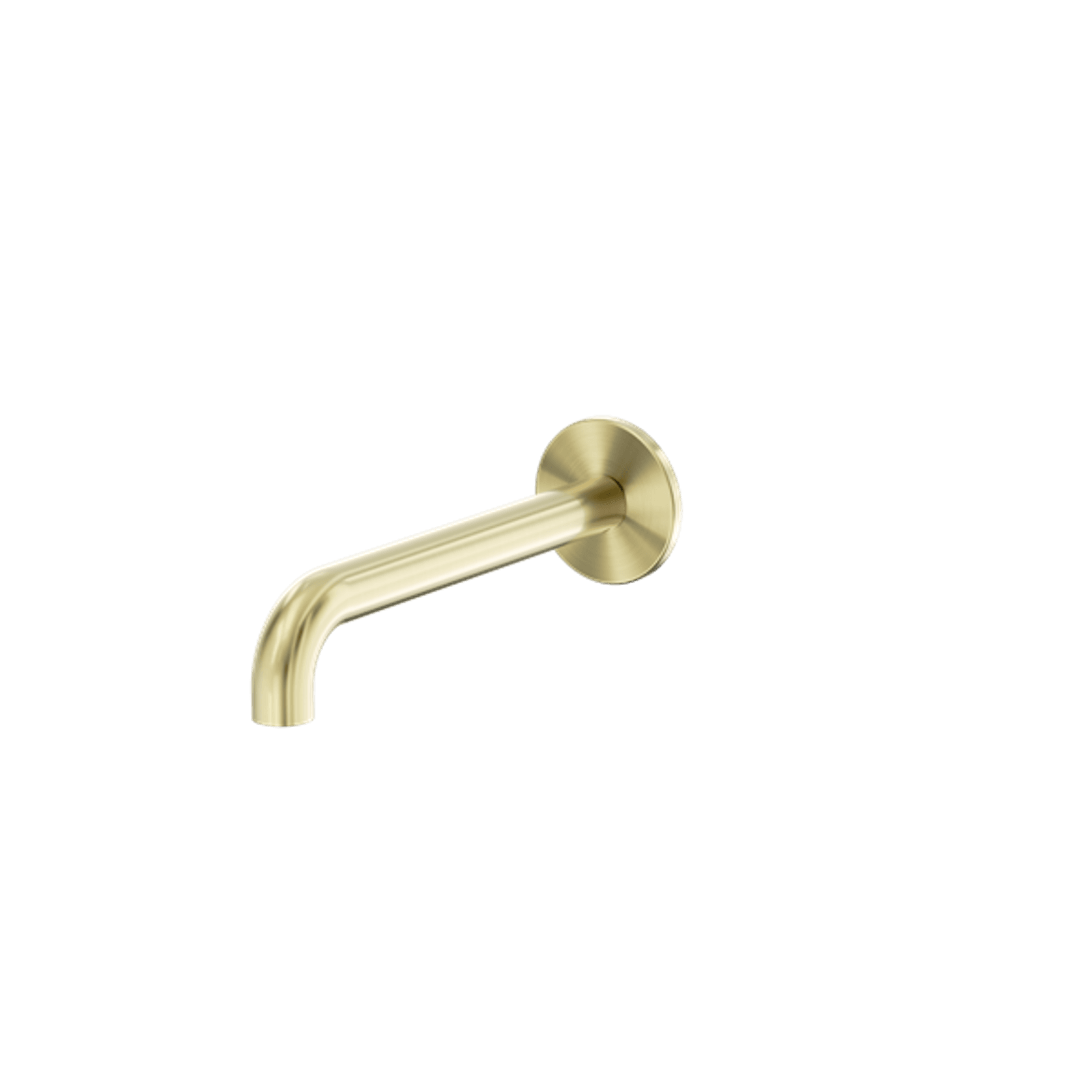 Serenity 185mm Wall Basin/Bath Set Spout only Brushed Gold gallery detail image