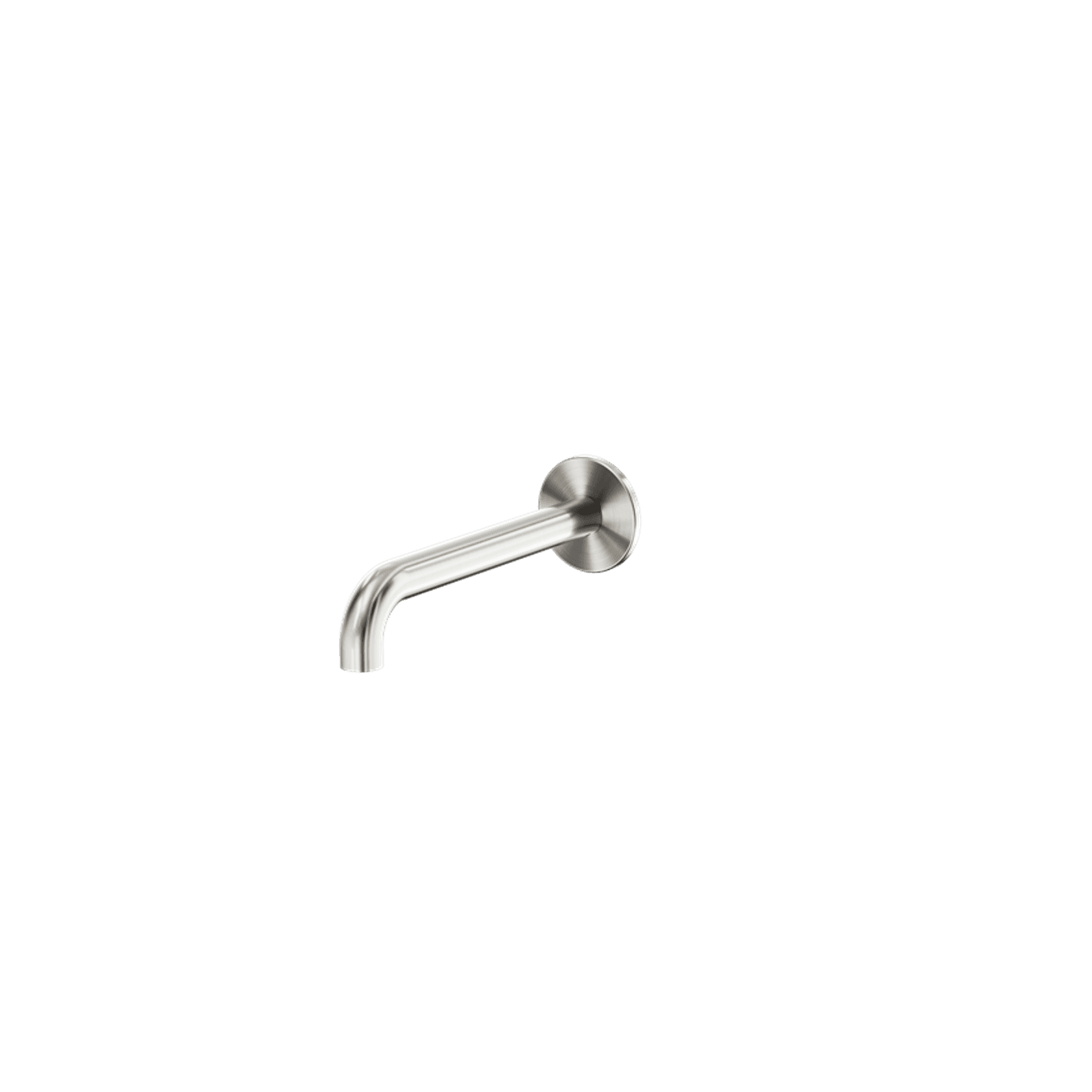 Serenity 185mm Wall Basin/Bath Set Spout only Brushed Nickel gallery detail image