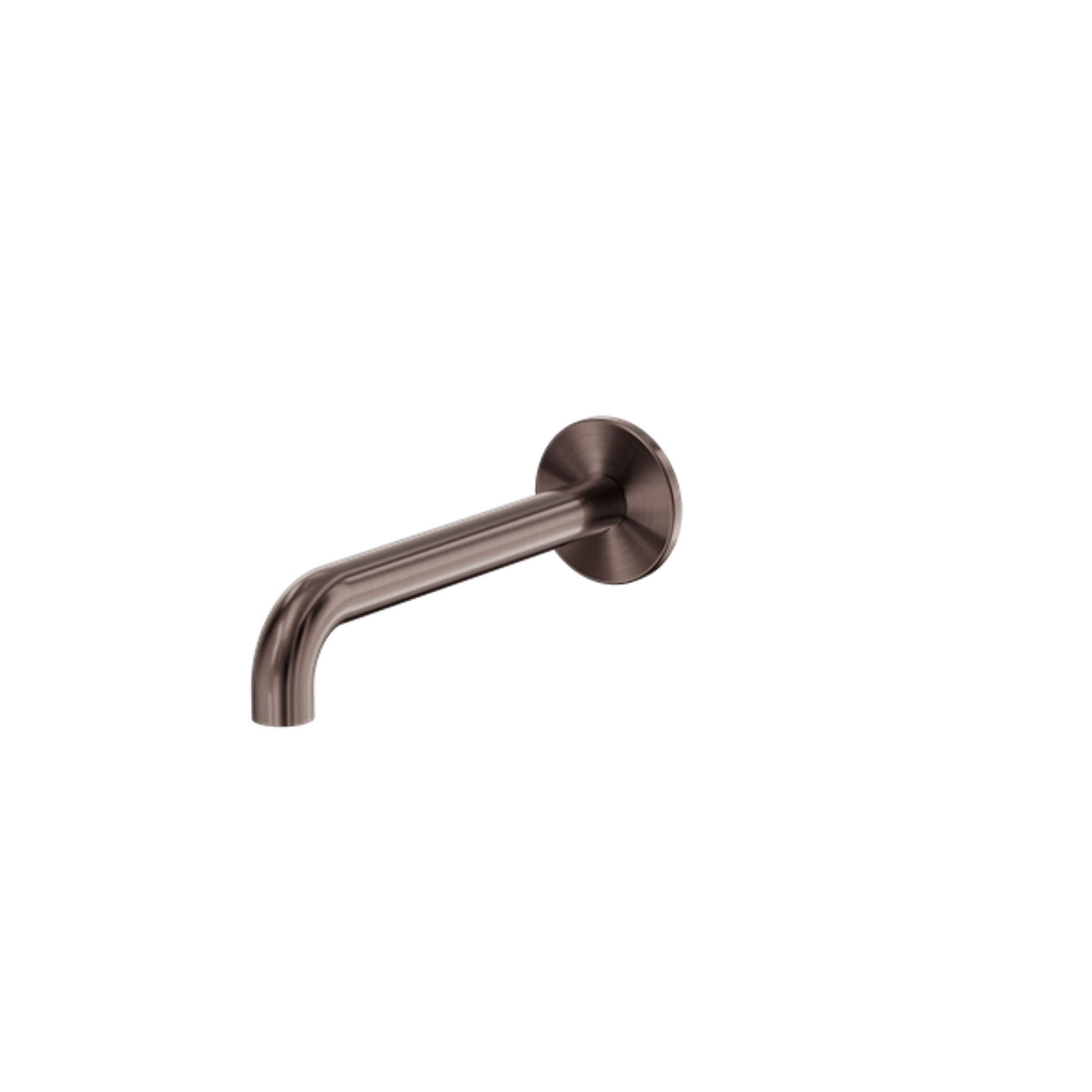 Serenity 185mm Wall Basin/Bath Set Spout only Brushed Bronze gallery detail image