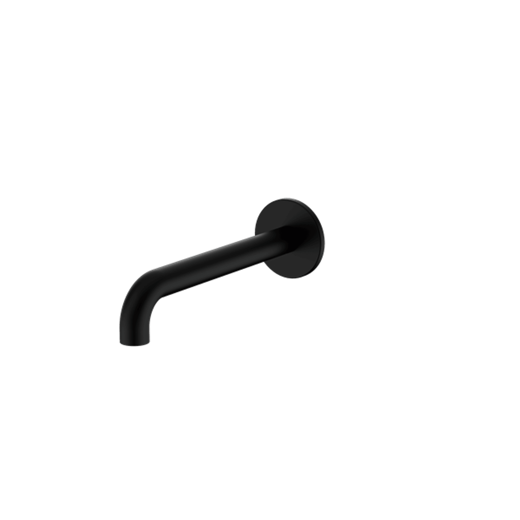 Serenity 220mm Wall Basin/Bath Set Spout only Matte Black gallery detail image