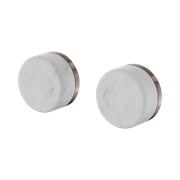 Serenity Wall Top Assembly With Carrara Handle Brushed Bronze gallery detail image