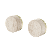 Serenity Wall Top Assembly With Rome Travertine Handle Brushed Gold gallery detail image