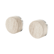 Serenity Wall Top Assembly With Rome Travertine Handle Brushed Nickel gallery detail image