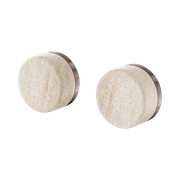 Serenity Wall Top Assembly With Rome Travertine Handle Brushed Bronze gallery detail image