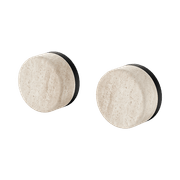 Serenity Wall Top Assembly With Rome Travertine Handle Matte Black gallery detail image