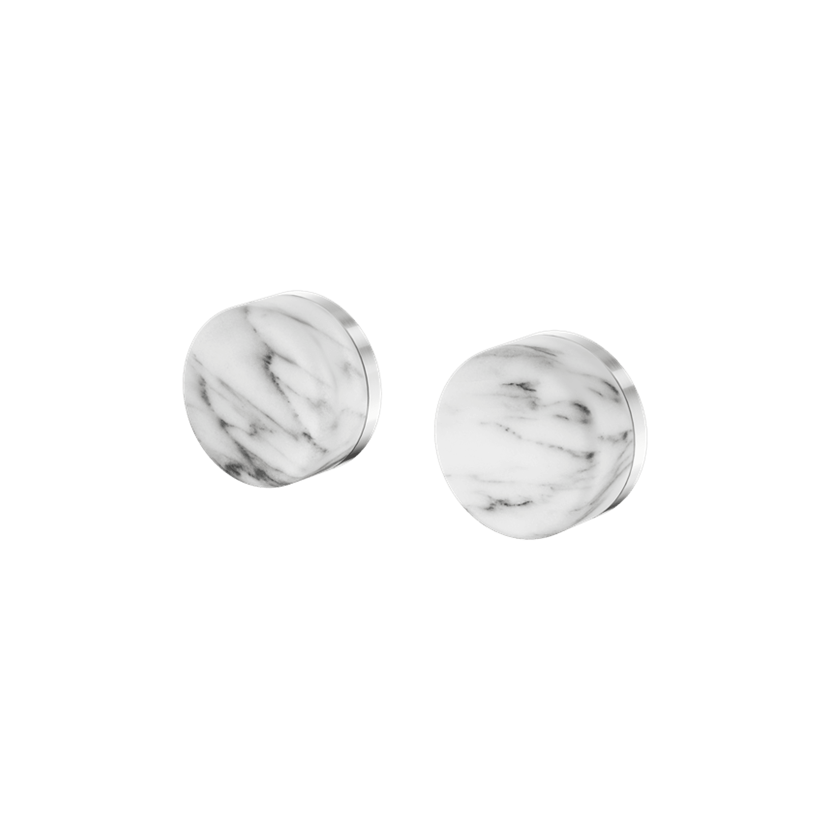 Serenity Wall Top Assembly With Arabescato Corchia Handle Brushed Nickel gallery detail image