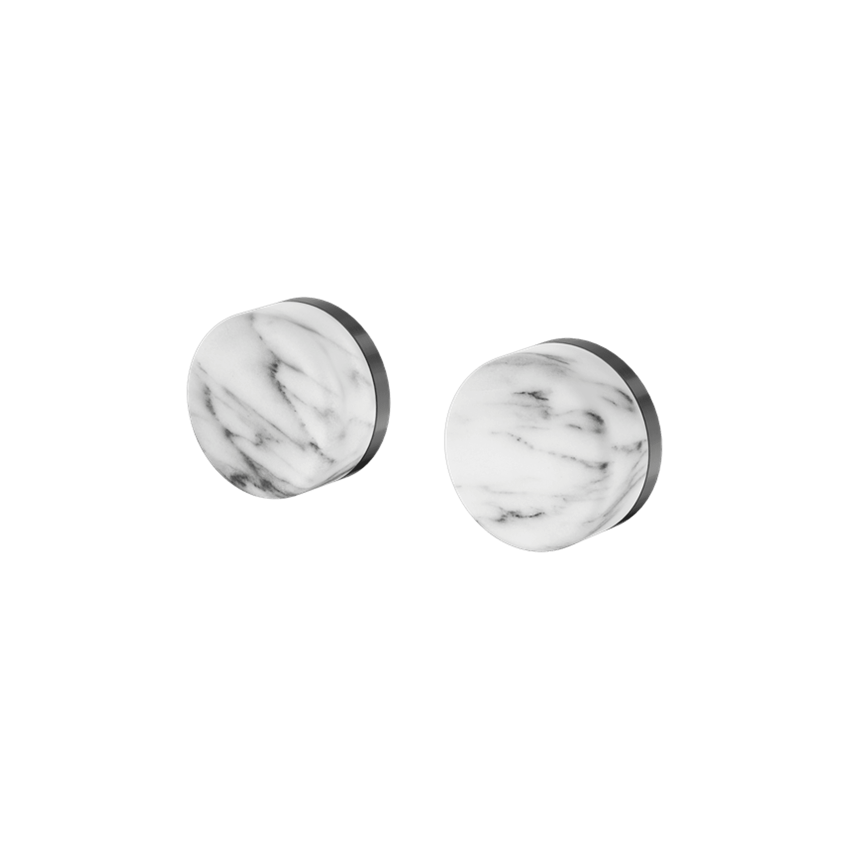 Serenity Wall Top Assembly With Arabescato Corchia Handle Gun Metal gallery detail image