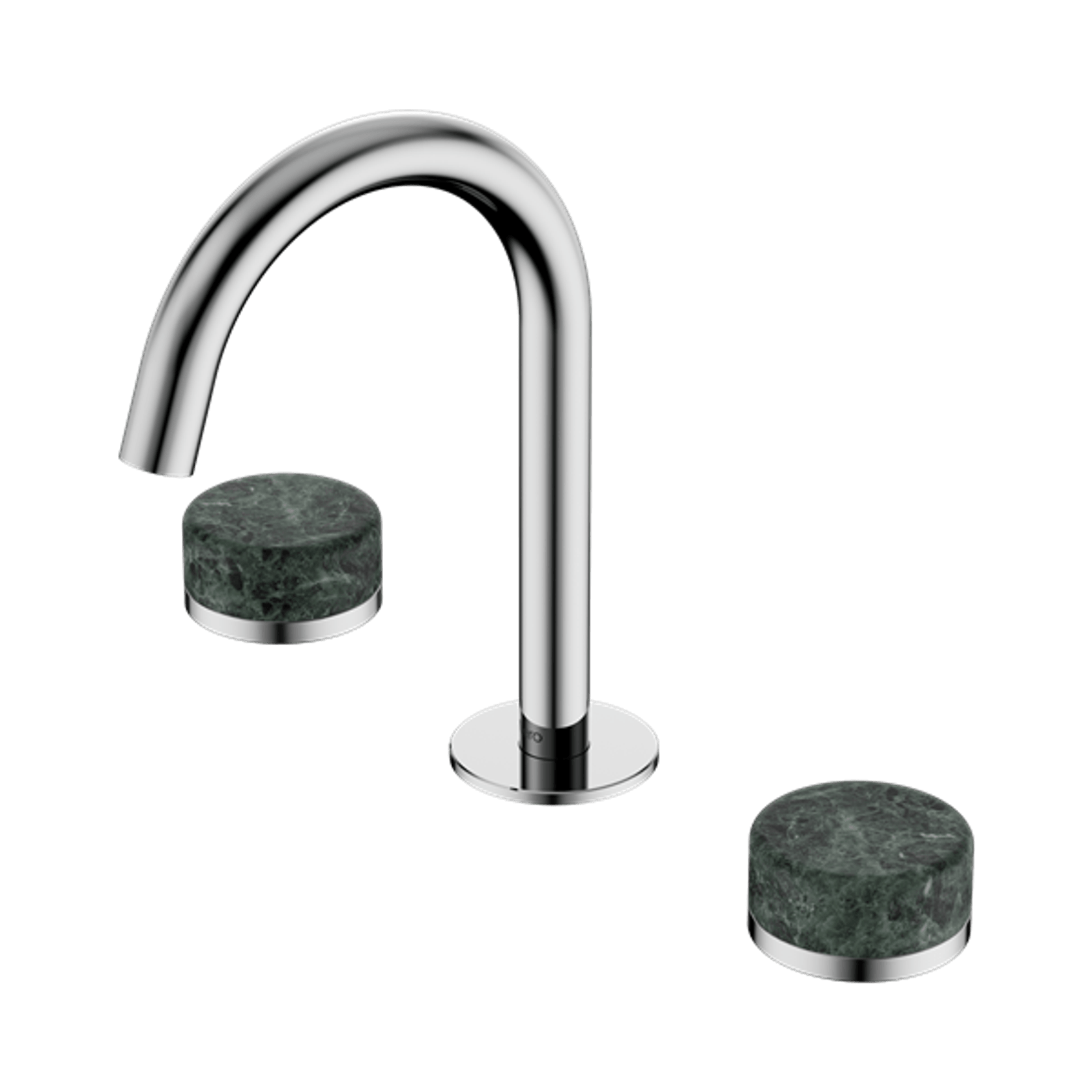 Serenity Basin Set Arc Spout With Verde Alpi Handle Chrome gallery detail image