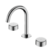 Serenity Basin Set Arc Spout With Metal Handle Chrome gallery detail image