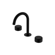 Serenity Basin Set Arc Spout With Metal Handle Matte Black gallery detail image