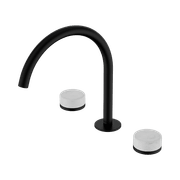 Serenity Bath/Kitchen Set Arc Spout With Carrara Handle Matte Black gallery detail image