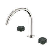 Serenity Bath/Kitchen Set Arc Spout With Verde Alpi Handle Brushed Nickel gallery detail image