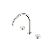 Serenity Bath/Kitchen Set Arc Spout With Metal Handle Brushed Nickel gallery detail image