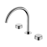 Serenity Bath/Kitchen Set Arc Spout With Metal Handle Chrome gallery detail image