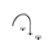 Serenity Bath/Kitchen Set Arc Spout With Metal Handle Chrome gallery detail image
