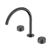 Serenity Bath/Kitchen Set Arc Spout With Metal Handle Gun Metal gallery detail image