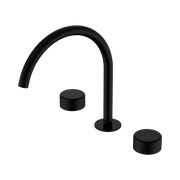 Serenity Bath/Kitchen Set Arc Spout With Metal Handle Matte Black gallery detail image