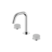 Serenity Basin Set Edge Spout With Carrara Handle Chrome gallery detail image